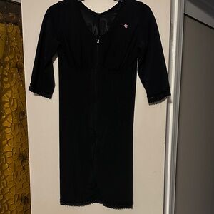 Faja compression. Black with 3/4 Sleeves